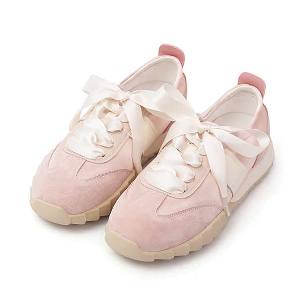 Balletcore Ribbon Sneakers 粉