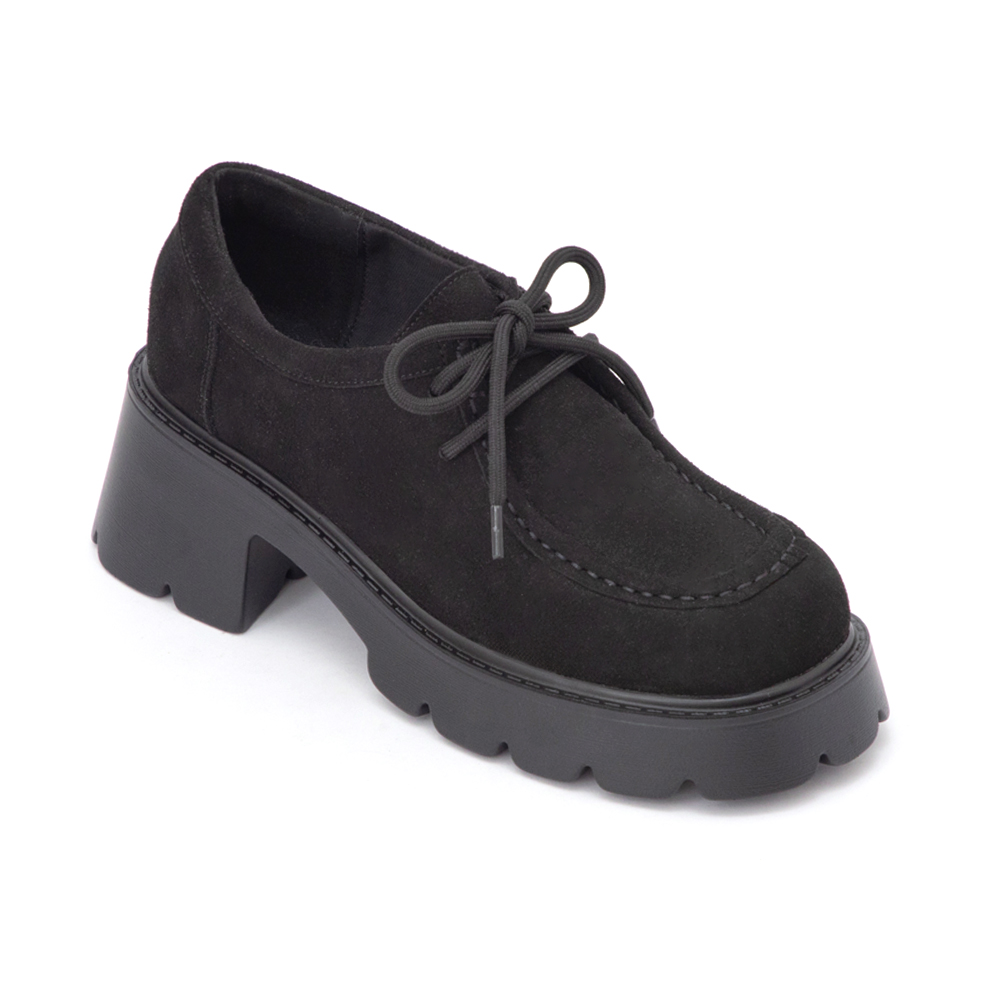 時光印記厚底輕量袋鼠鞋 黑色