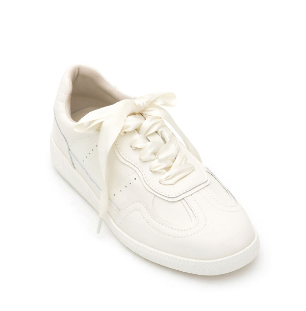 Ribbon Casual German Trainer Shoes Beige