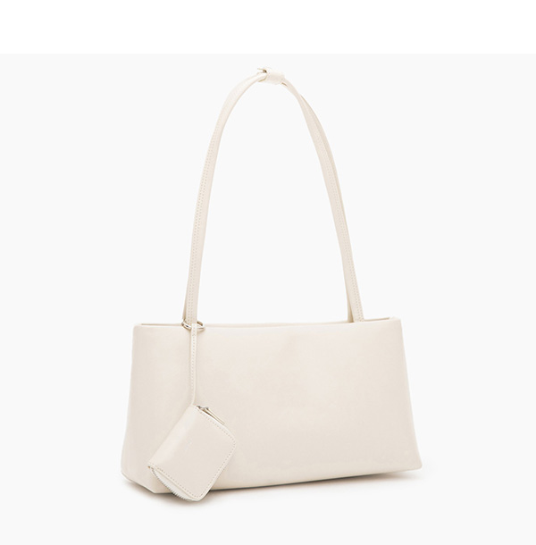 Minimalism Shoulder Bag Beige