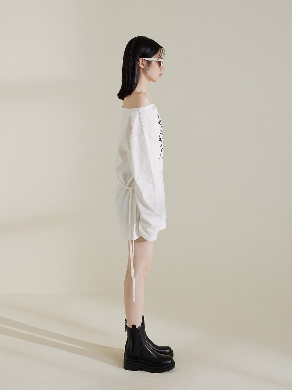 焦點時尚．加厚鞋底切爾西短靴 時尚黑