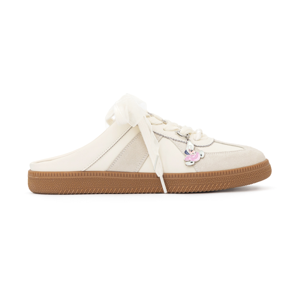 【Disney】牡蠣寶寶真皮德訓穆勒鞋 香草米