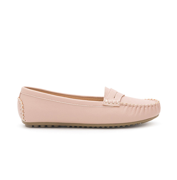 MIT Tassel Moccasin Loafers Nude pink