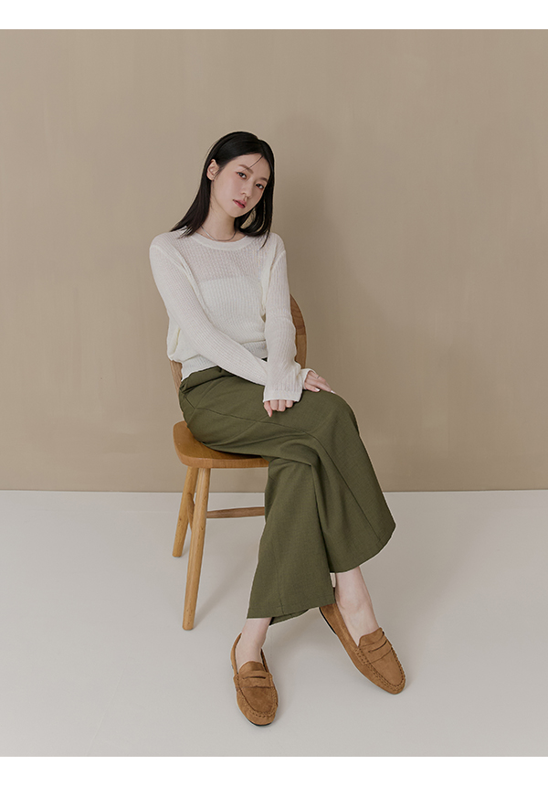 秋冬輕著4D氣墊豆豆底樂福鞋 深棕色