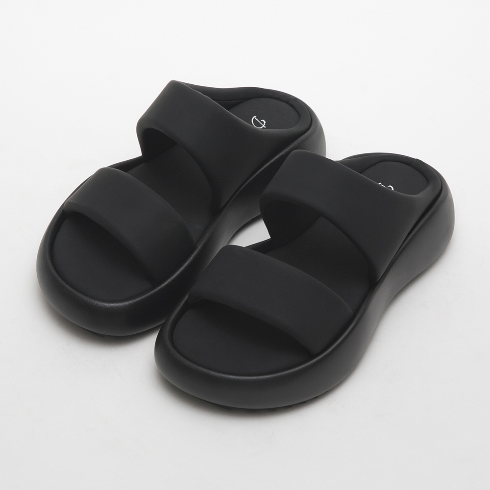 Soft Cushioned Sole Lightweight Sandals Black