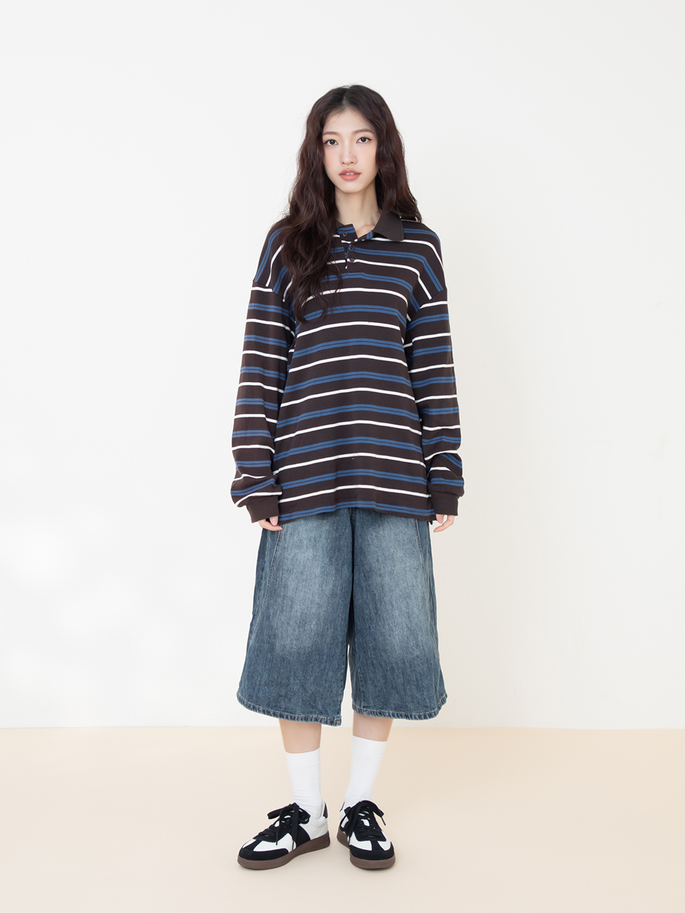 進化版2.0雙色鞋帶真皮德訓鞋 黑色