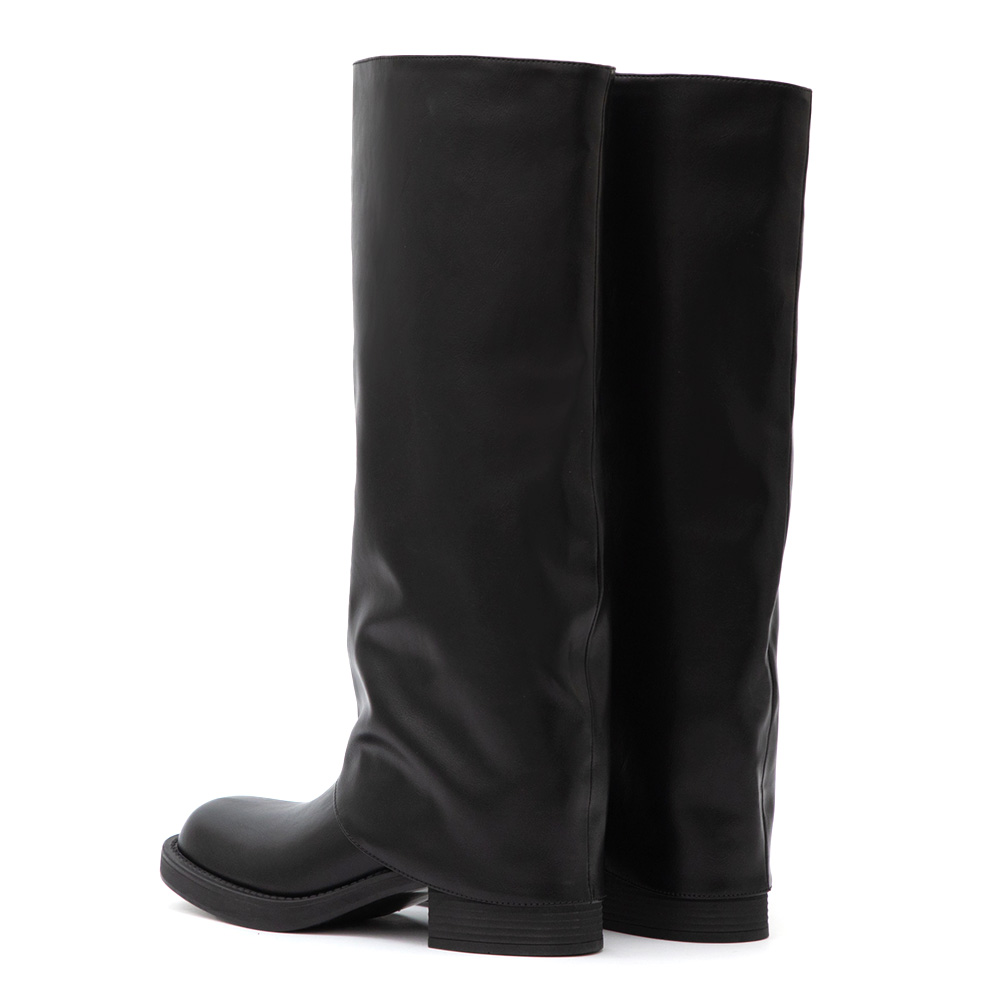 遮肉神器顯瘦感褲管長靴 黑色