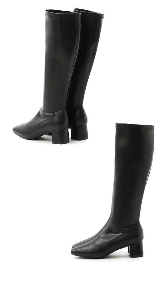 Classic Fitting High Boots Black