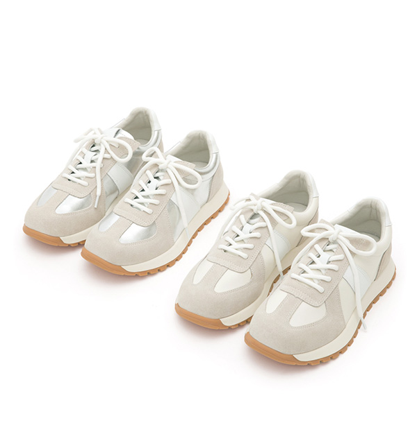 Comfy Soft Leather Casual Sport Shoes Beige