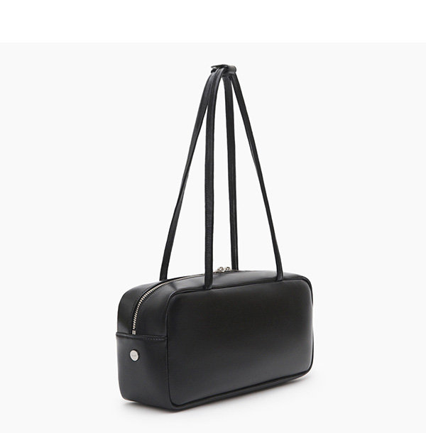 Square Shoulder Bag Black