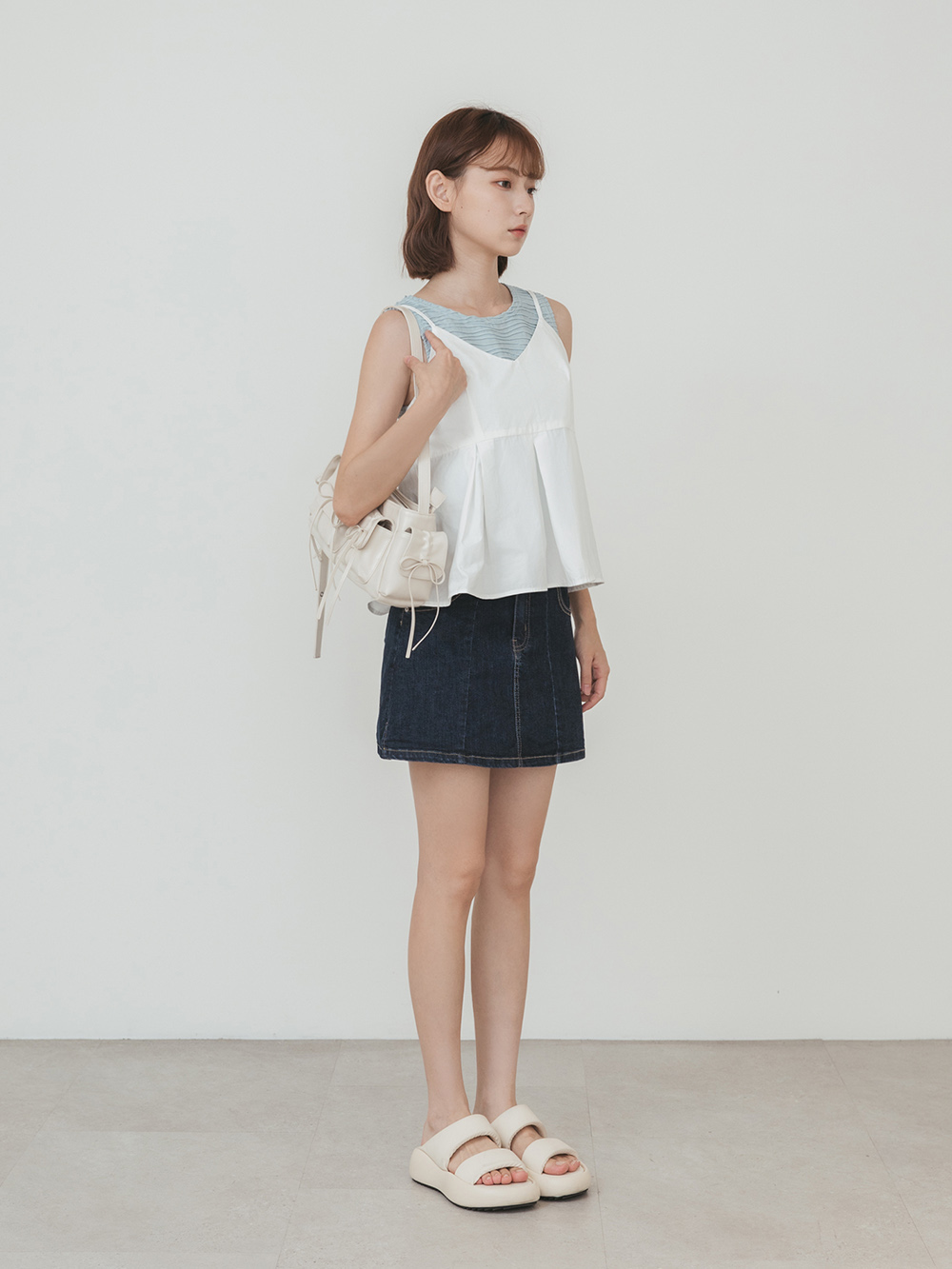 夏日樂活．輕量波浪底啵啵Q軟拖鞋 香草米