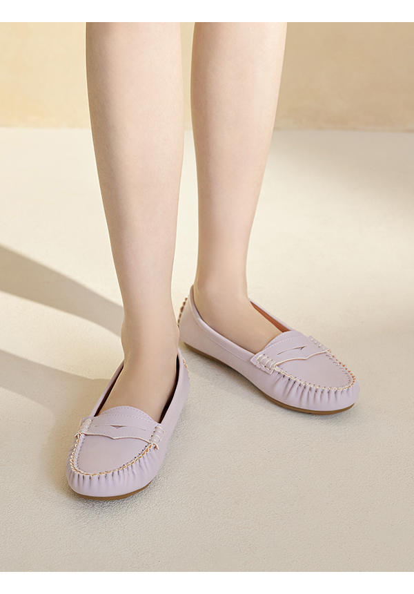 MIT Tassel Moccasin Loafers Lavender