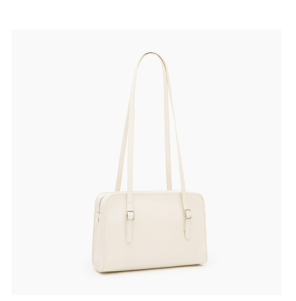 Shoulder Square Bag Beige