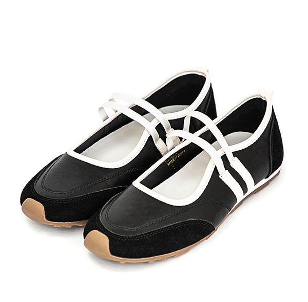 青春無敵雙帶機能芭蕾鞋 黑