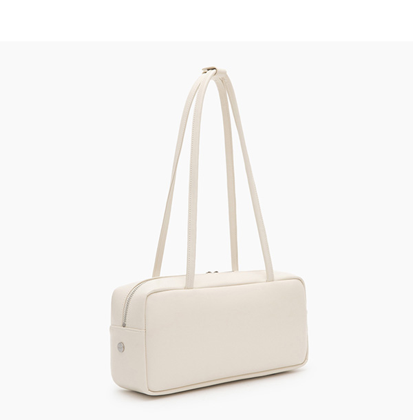 Square Shoulder Bag Beige