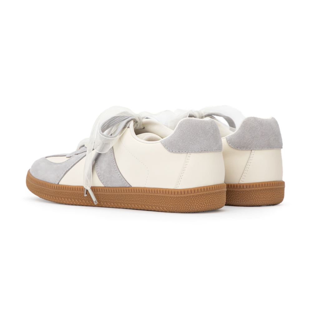 【Disney】牡蠣寶寶小掛飾真皮德訓鞋 灰色