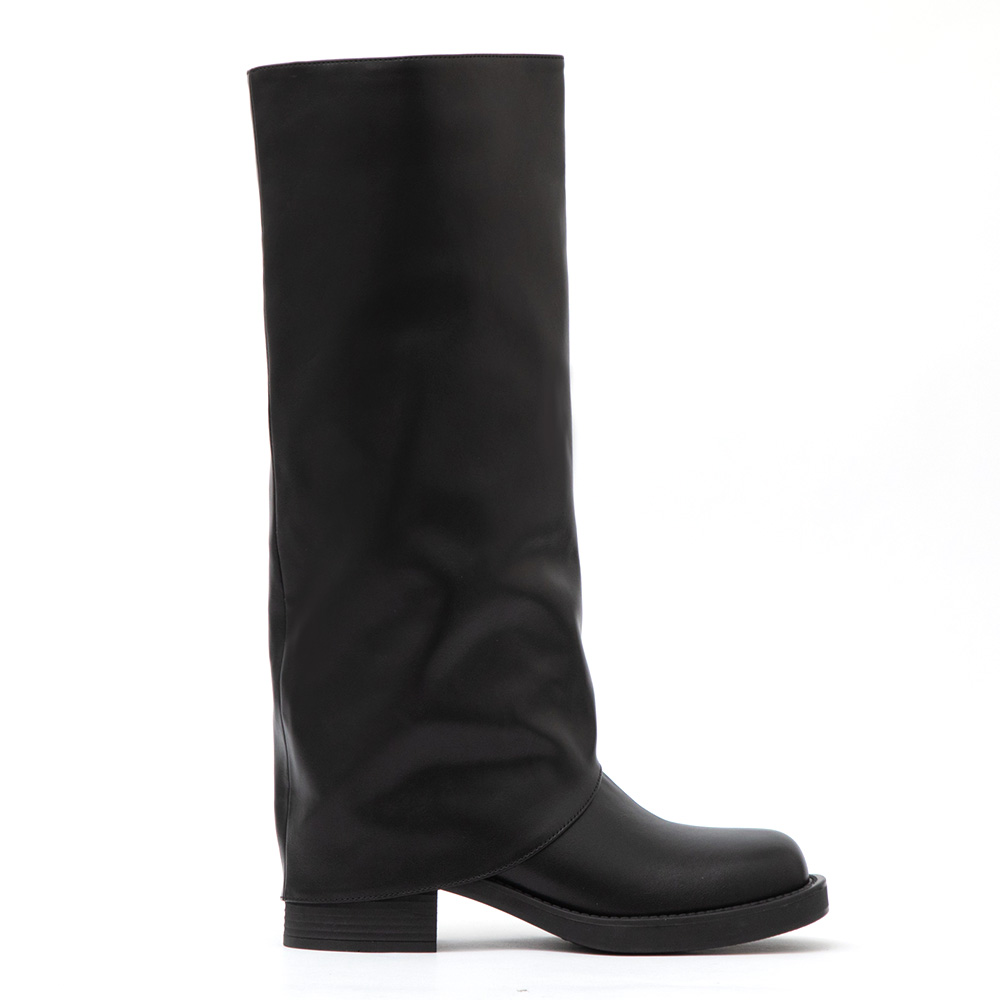 遮肉神器顯瘦感褲管長靴 黑色