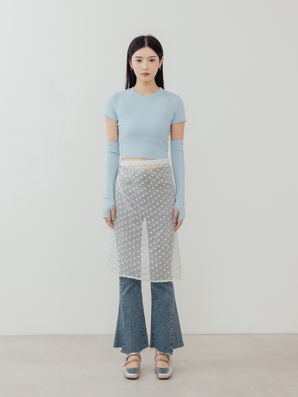 珍妮旋風．4D氣墊雙帶低跟瑪莉珍鞋 百搭銀