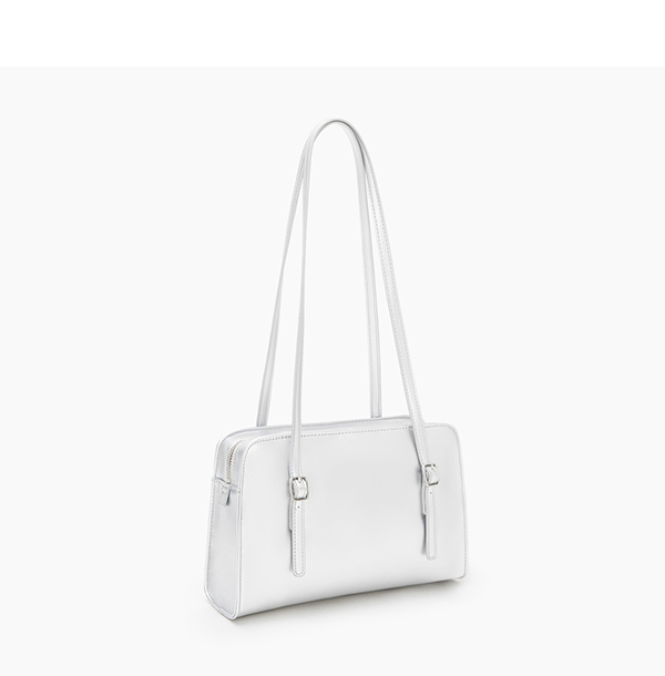 Shoulder Square Bag Silver