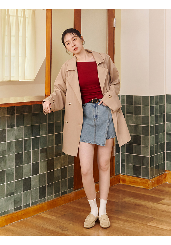 秋冬輕著4D氣墊豆豆底樂福鞋 杏色