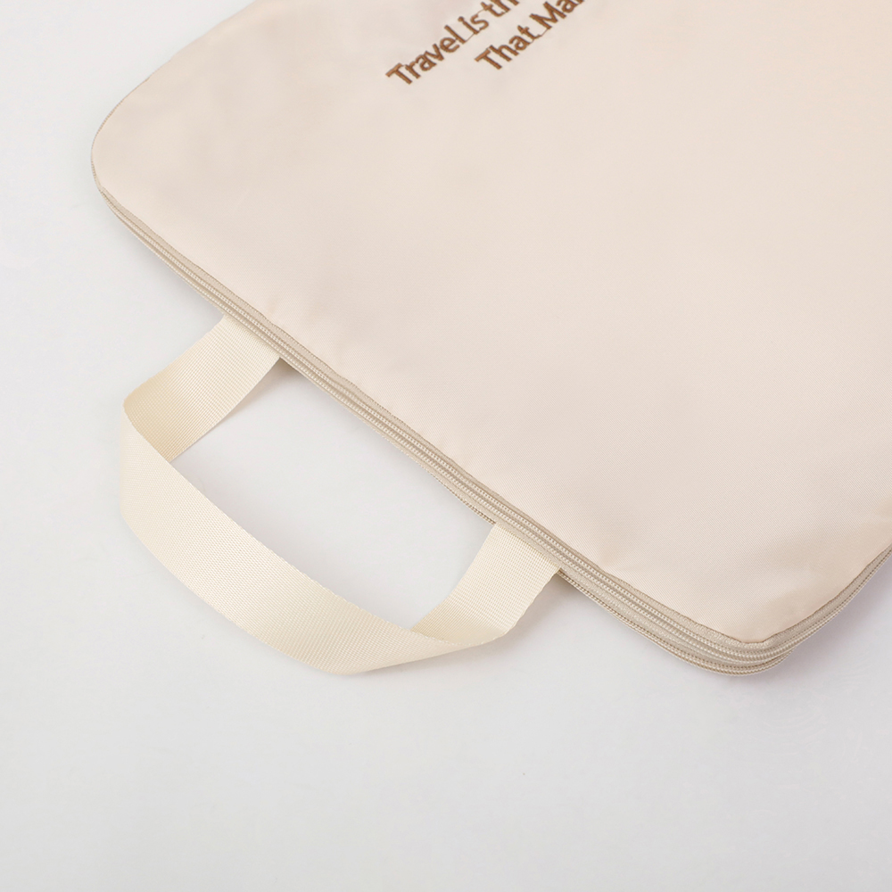 品牌衣物收納袋 百搭米