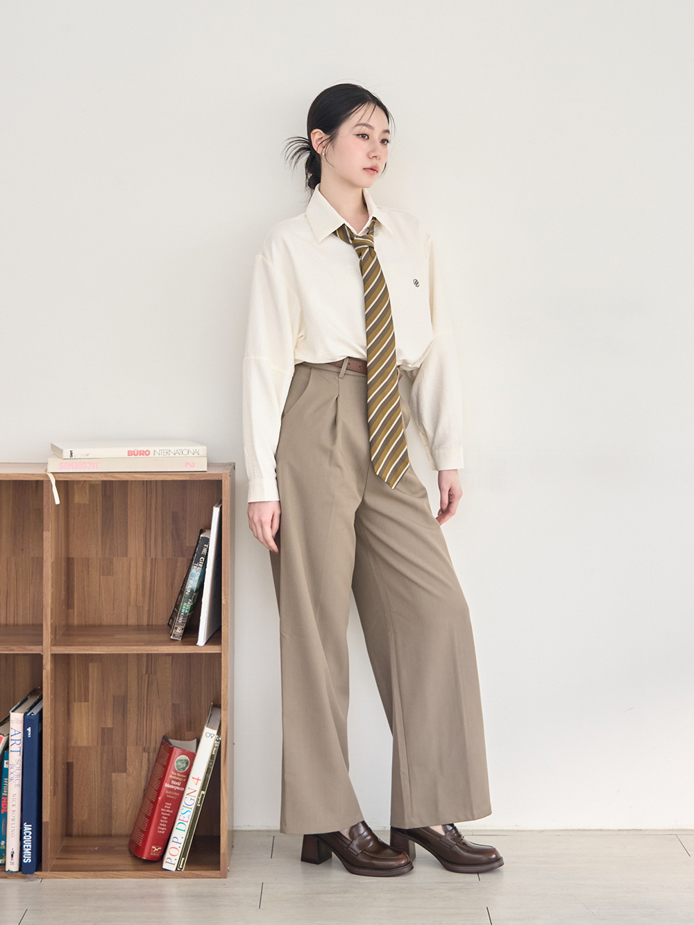 都會美型水台高跟樂福鞋 咖啡色