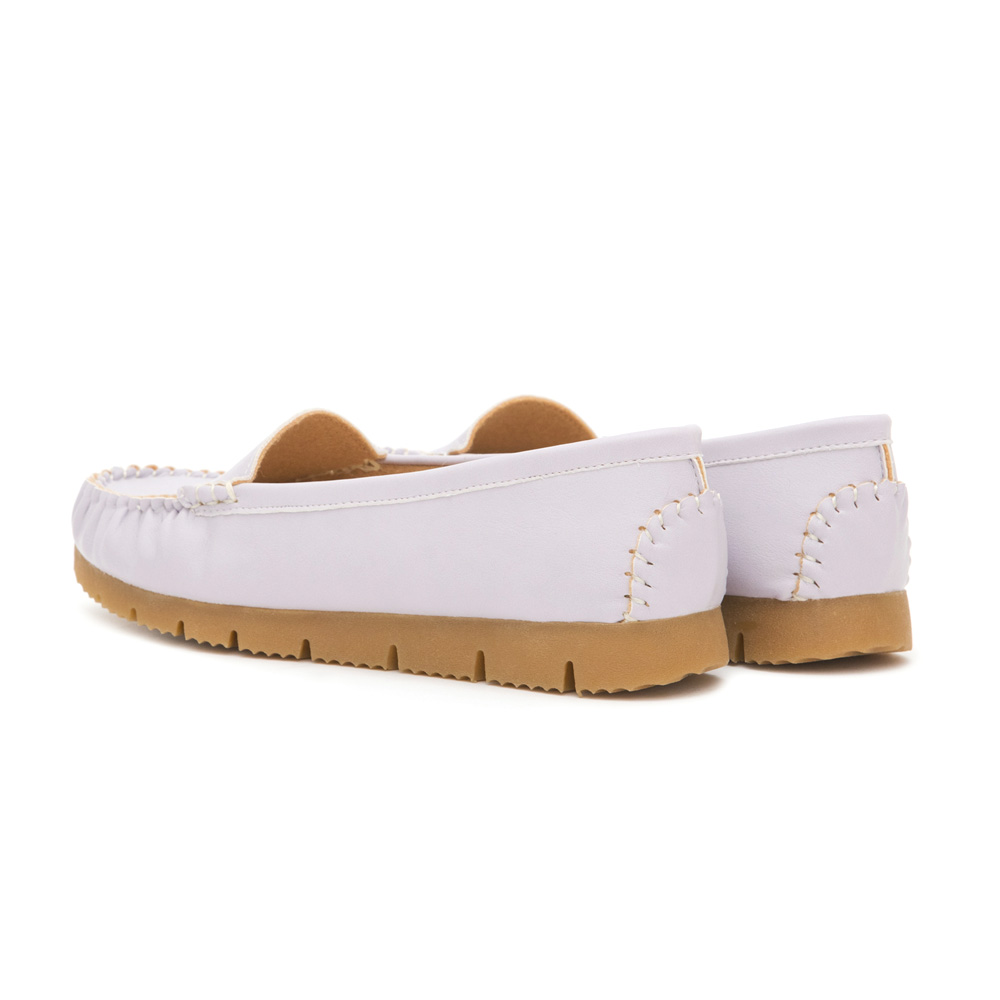 MIT Plain Platform Moccasins Lavender