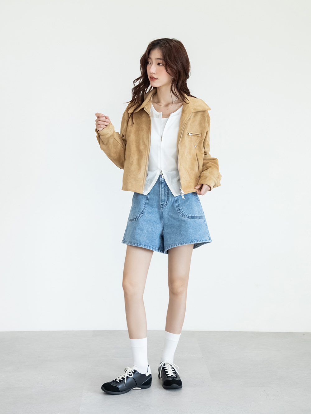 都市漫遊Q感軟墊德訓鞋 黑色