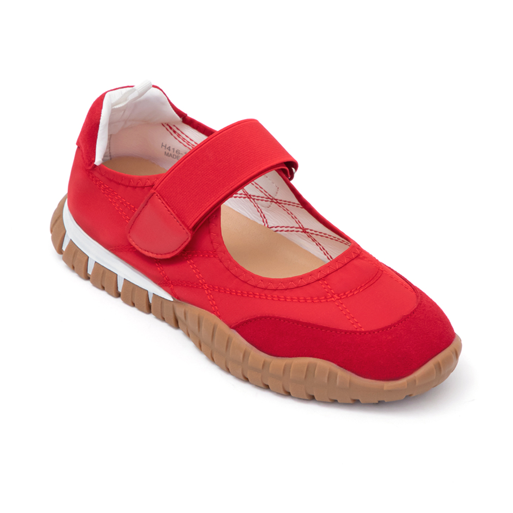 復古百搭軟Q底機能瑪莉珍鞋 醇酒紅