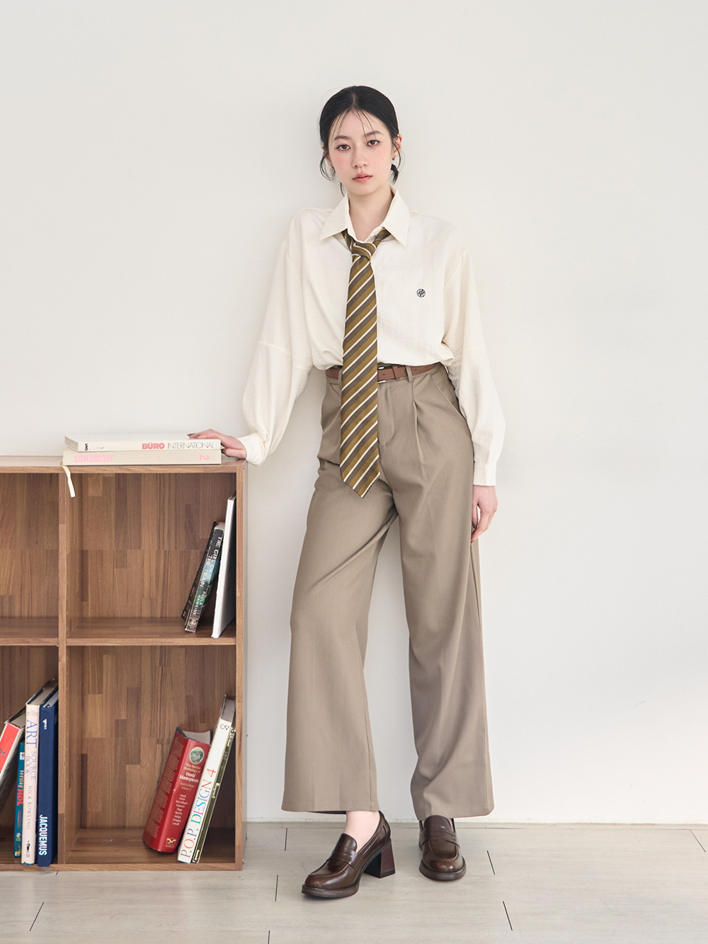 都會美型水台高跟樂福鞋 咖啡色