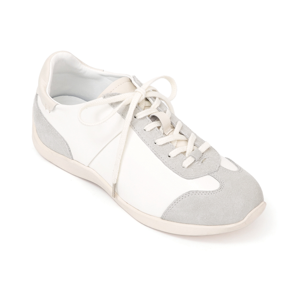 都市漫遊Q感軟墊德訓鞋 米白