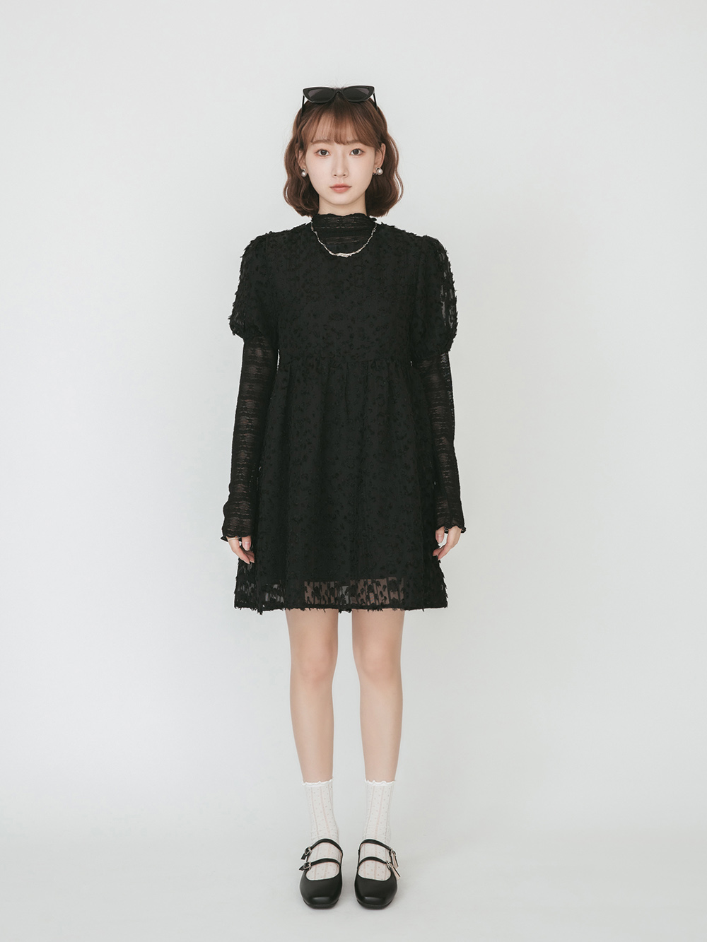 珍妮旋風．4D氣墊雙帶低跟瑪莉珍鞋 時尚黑