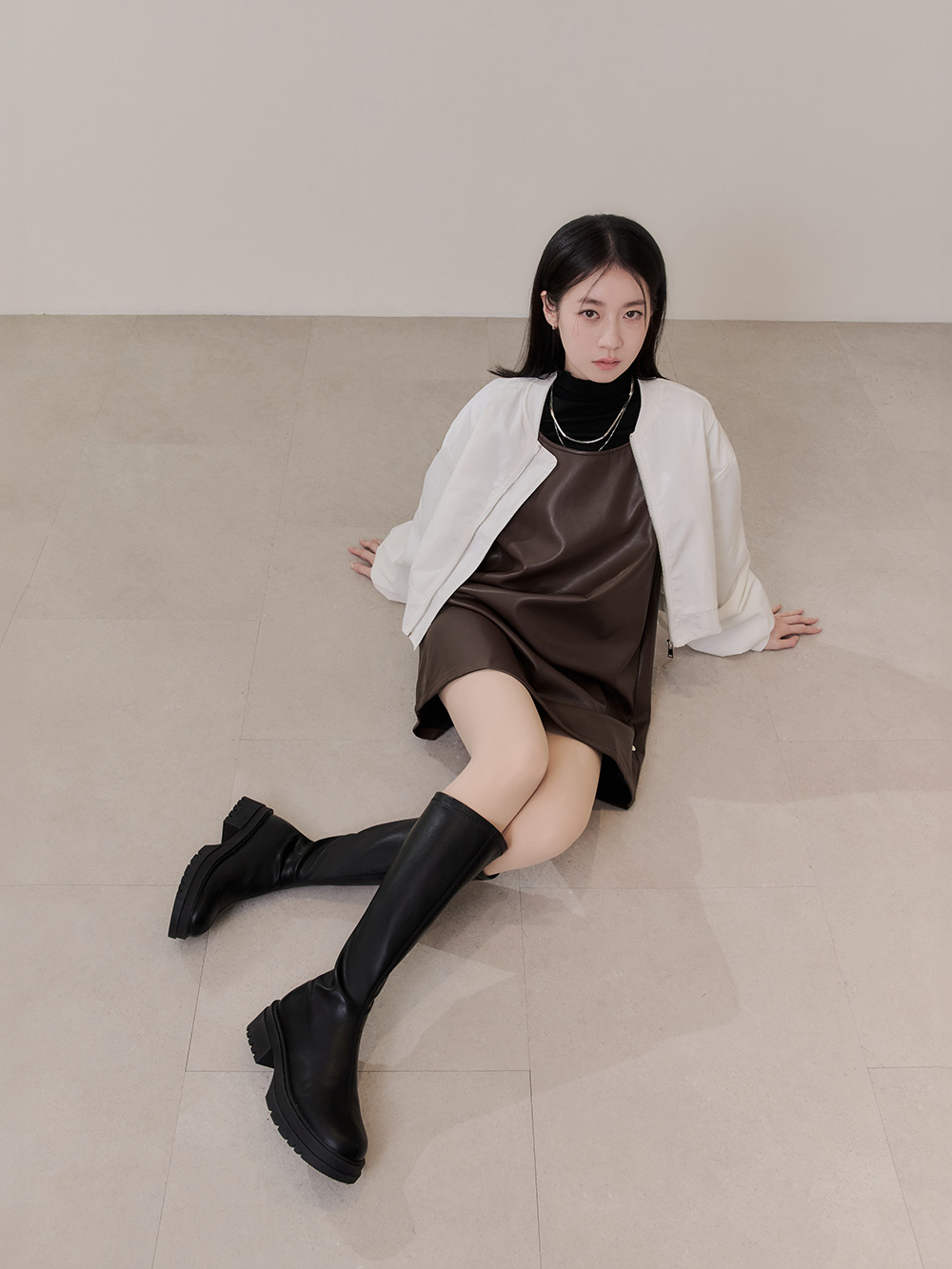 4D光腿神器裸膚感雙層絲襪 無絨 白皙膚