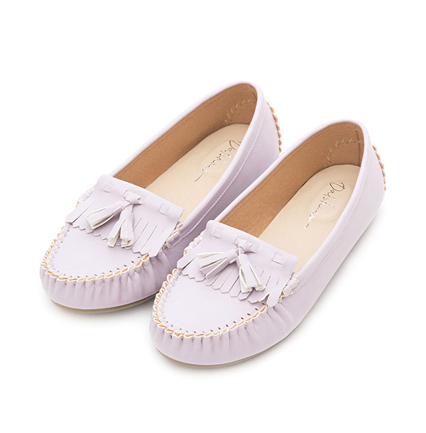 MIT Comfort Moccasin Loafers Lavender