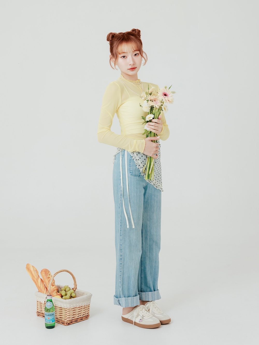 【Disney】牡蠣寶寶真皮德訓穆勒鞋 香草米