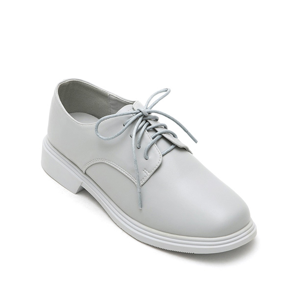 Soft Lace-Up Derby Shoes Glacier Blue