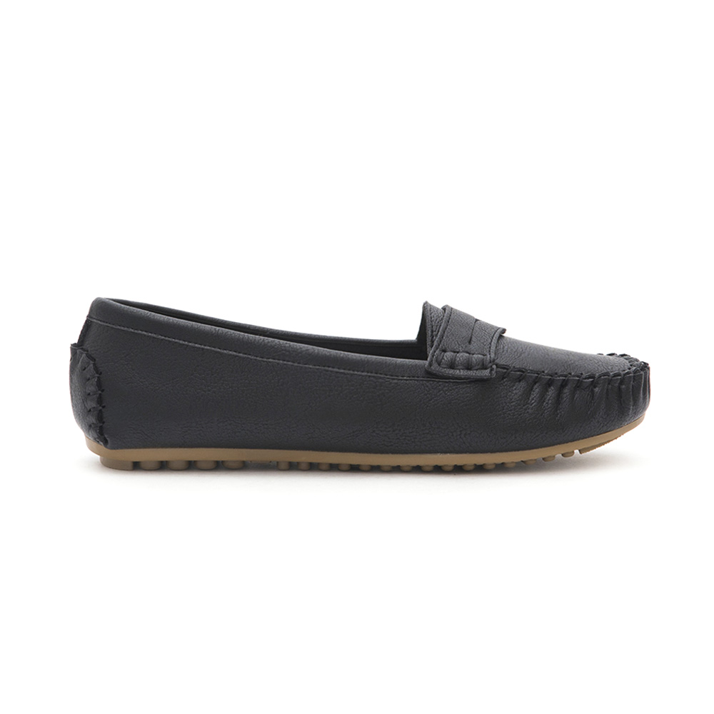 MIT Tassel Moccasin Loafers Black