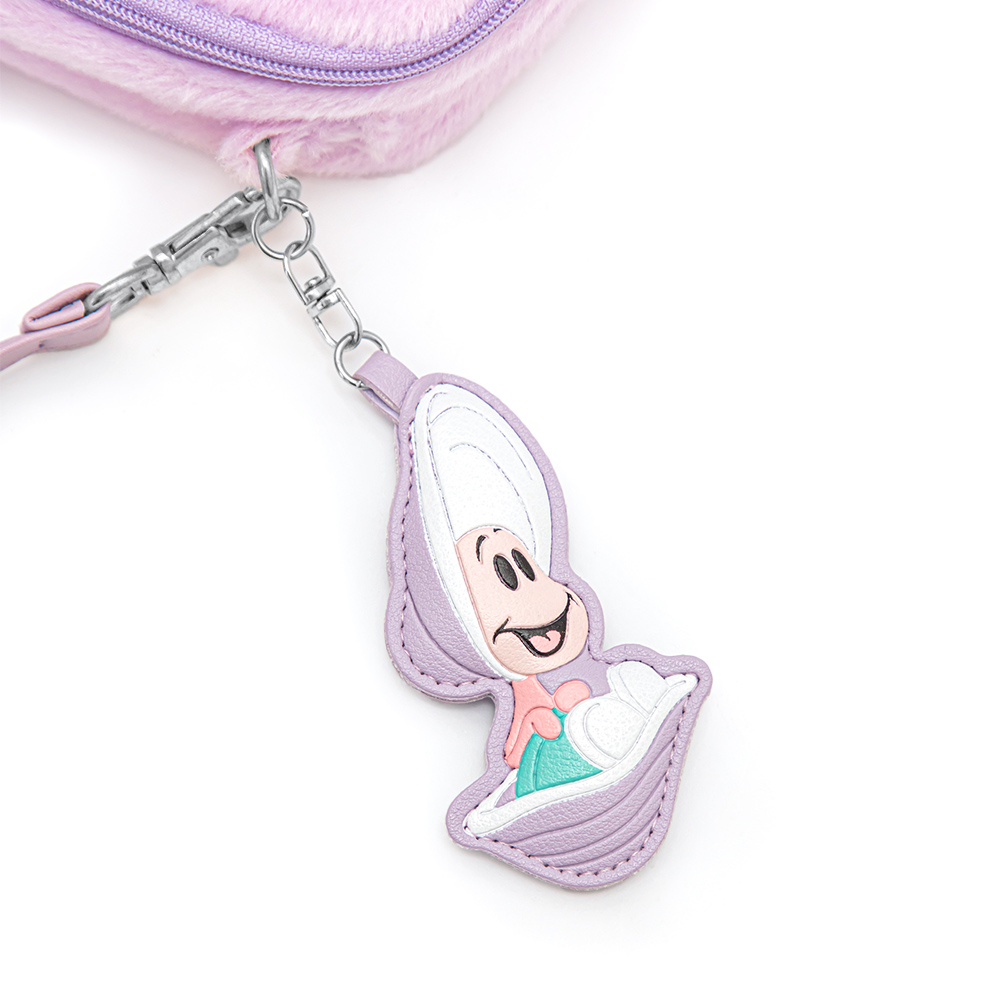 【Disney】牡蠣寶寶化妝包 紫