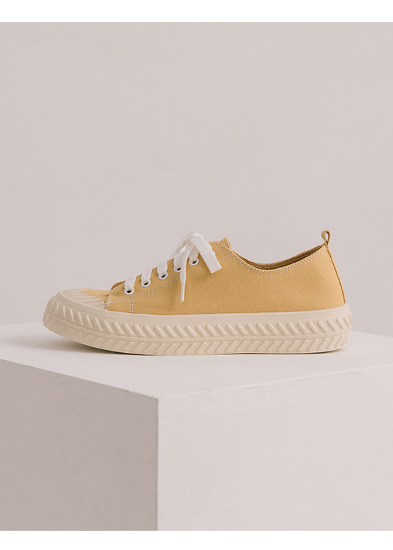 Casual Canvas Sneakers Yellow