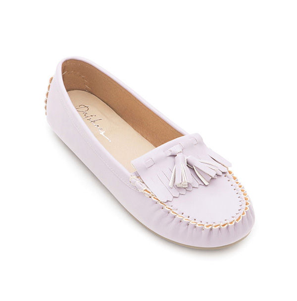 MIT Comfort Moccasin Loafers Lavender