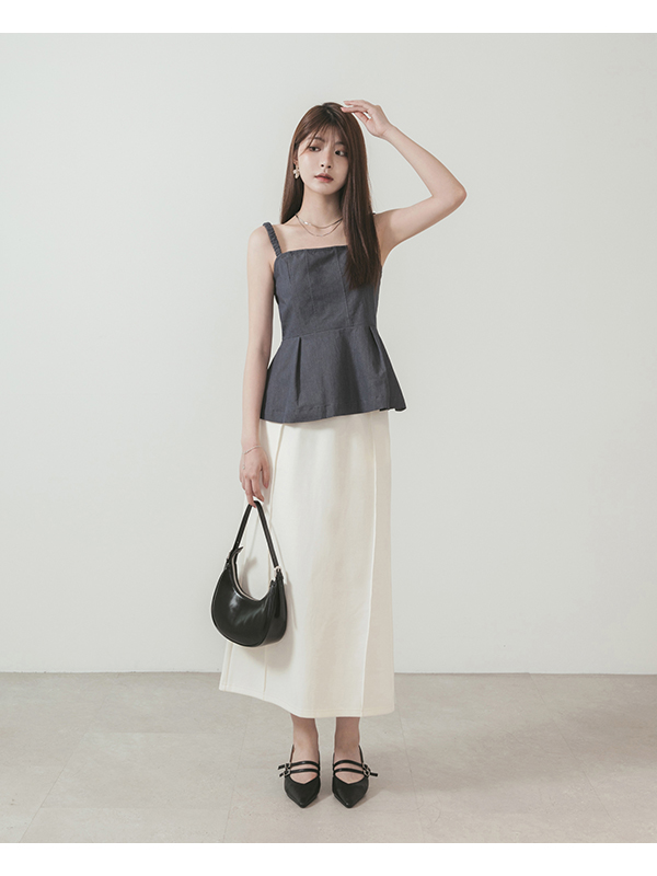 Two-Way Half-Moon Bag Black