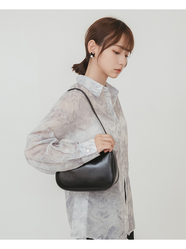 Minimalist Underarm Bag Black