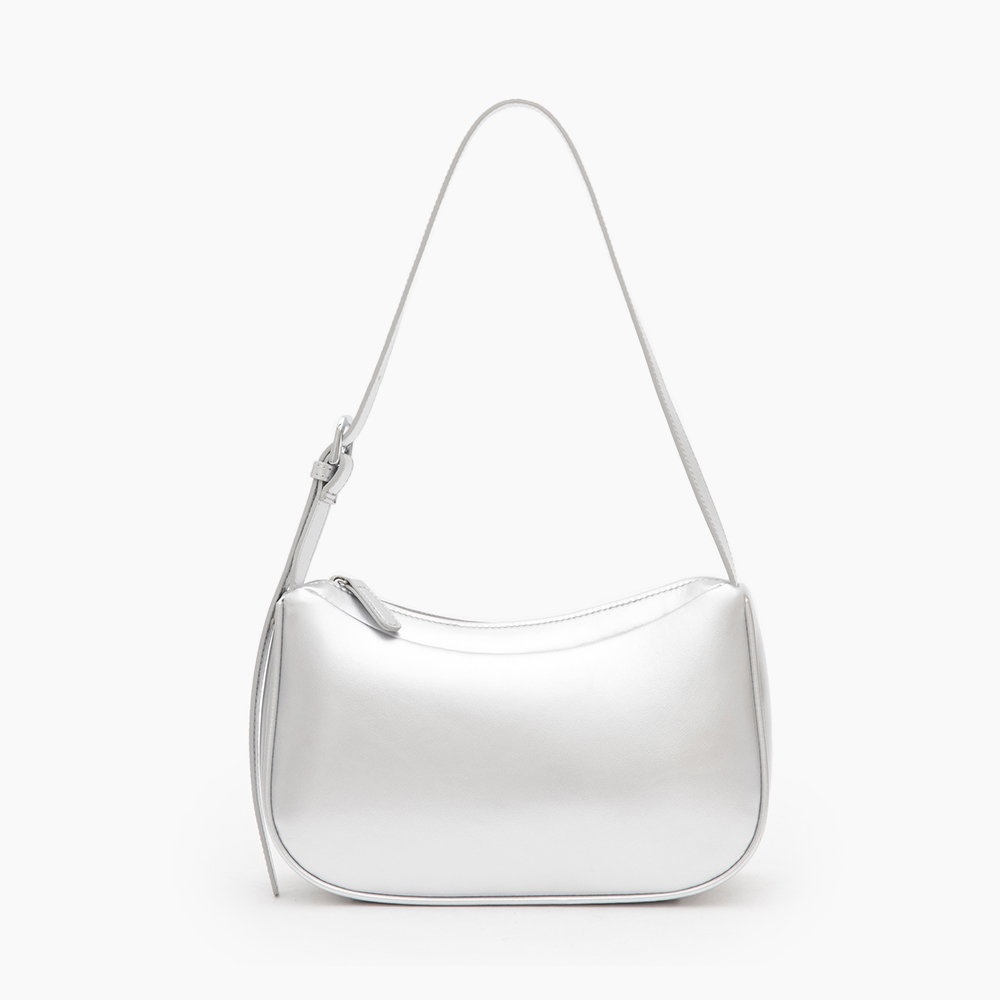 Minimalist Underarm Bag Silver