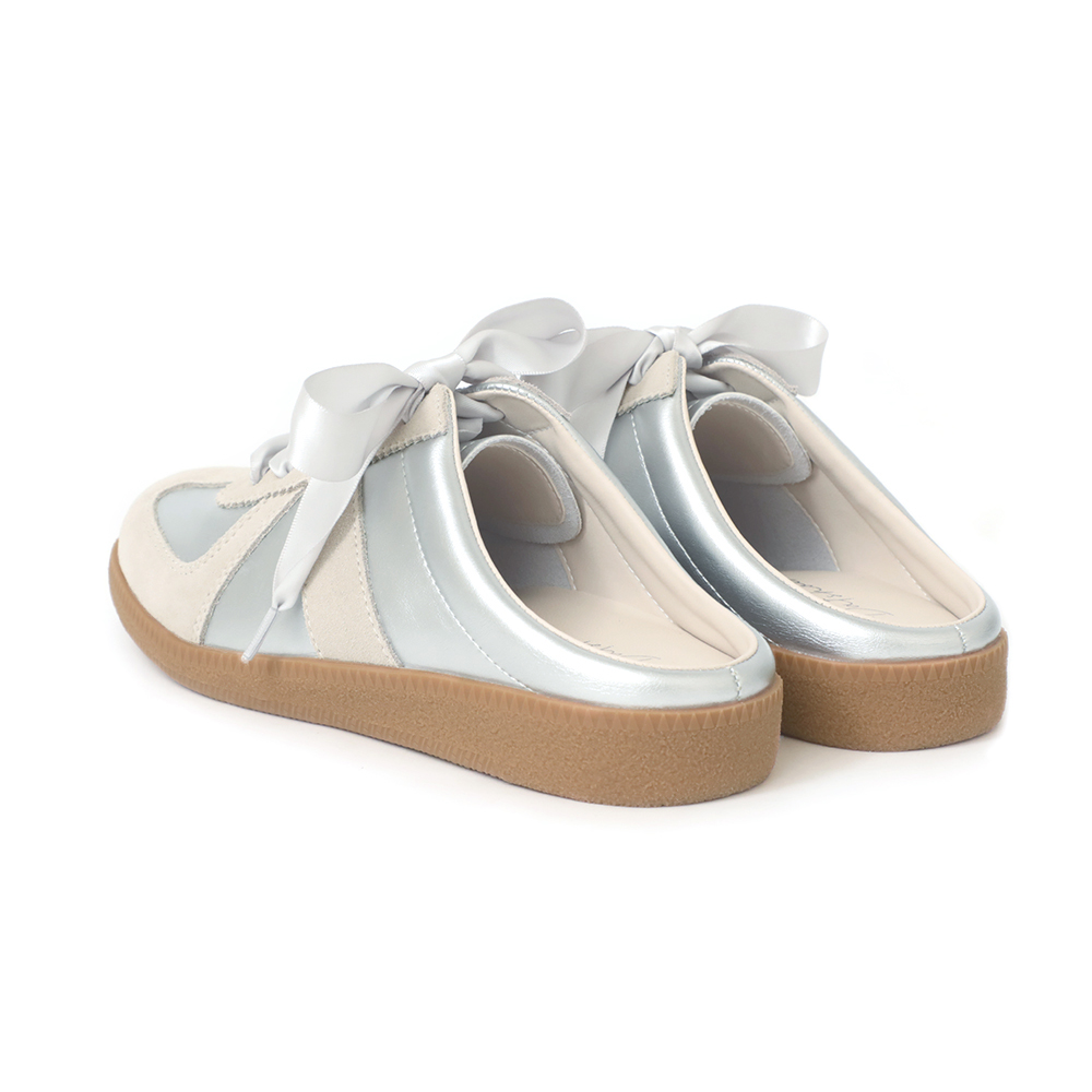 懶人福音軟Q彈德訓穆勒鞋 銀