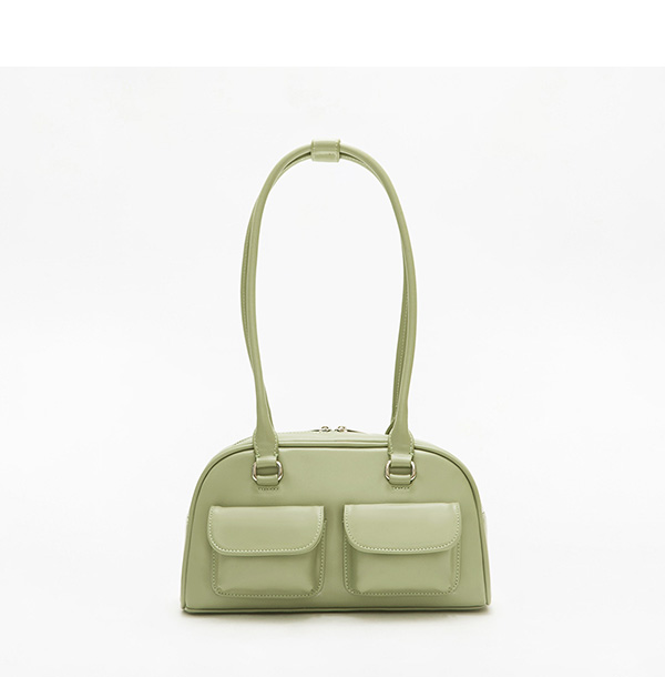 Double Pocket Bowling Bag Green