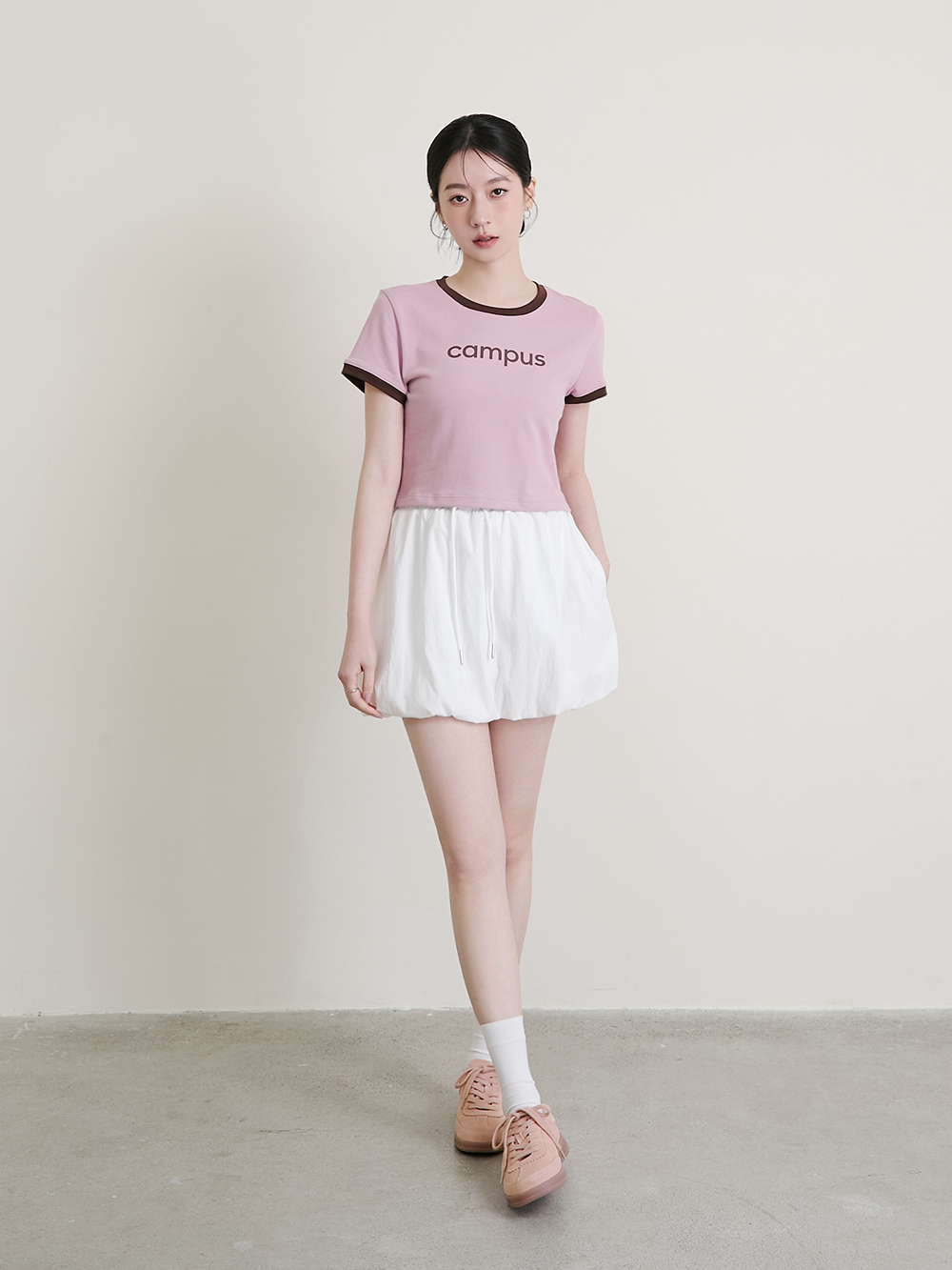 進化版2.0雙色鞋帶真皮德訓鞋 粉色