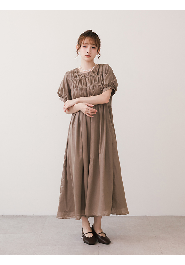 典雅少女V口低跟瑪莉珍鞋 咖