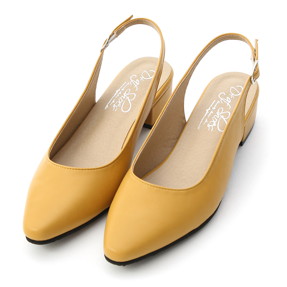 slingback pointed toe