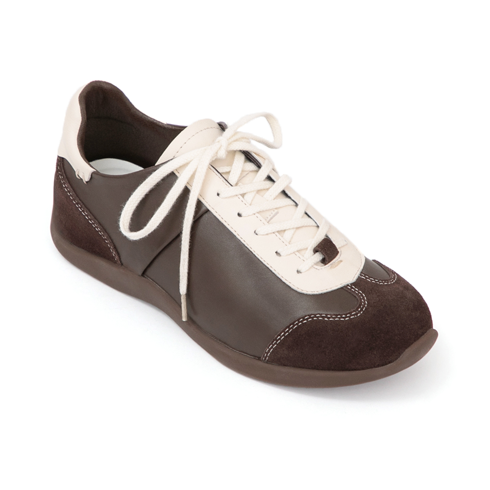 都市漫遊Q感軟墊德訓鞋 咖啡色